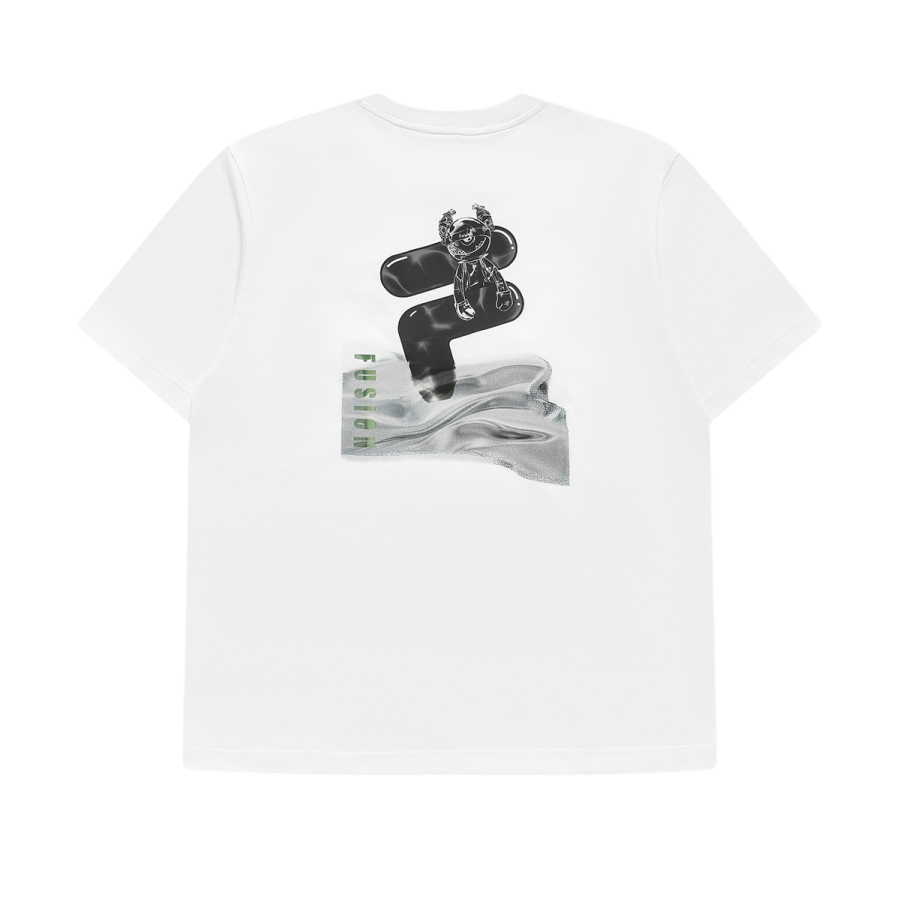 FILA FUSION Sports Life Collection T Shirt Unisex White