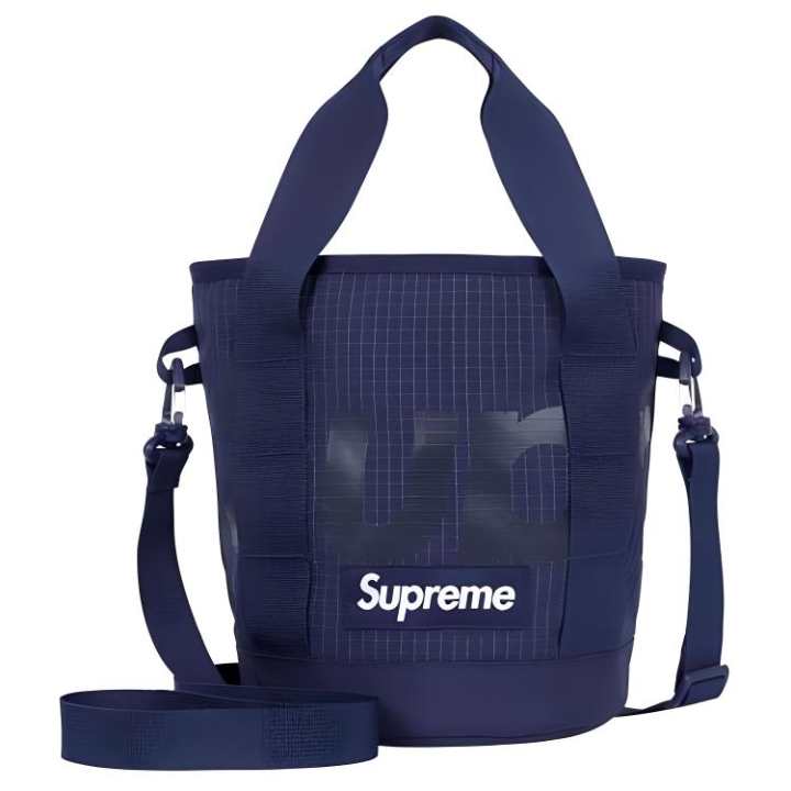 Supreme Supreme Polyester One Shoulder Handbag Regular Unisex Marine Blue
