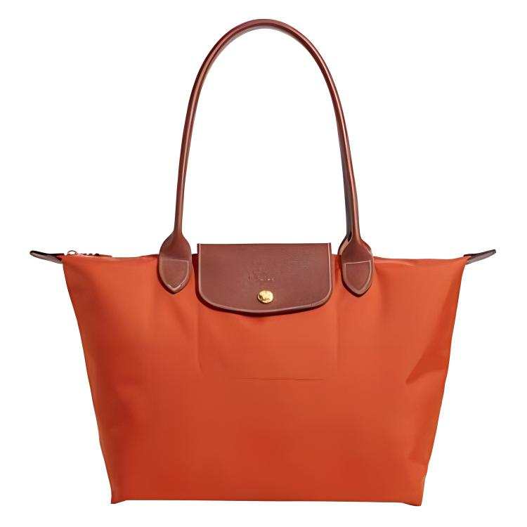LONGCHAMP Le Pliage Polyamide Canvas With Leather Trim Tote Bag, Shopping Bag, Handbag, Shoulder Bag Regular Women's
