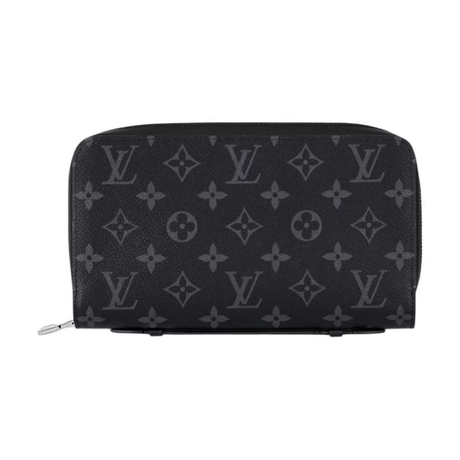 LOUIS VUITTON LOUIS VUITTON Zippy Canvas Wallet Men's Black