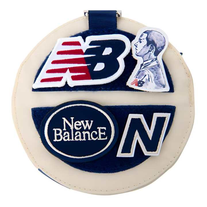 New Balance New Balance ANB Collaboration Fabric Shoulder Bag, Crossbody Bag Regular Unisex Ivory White