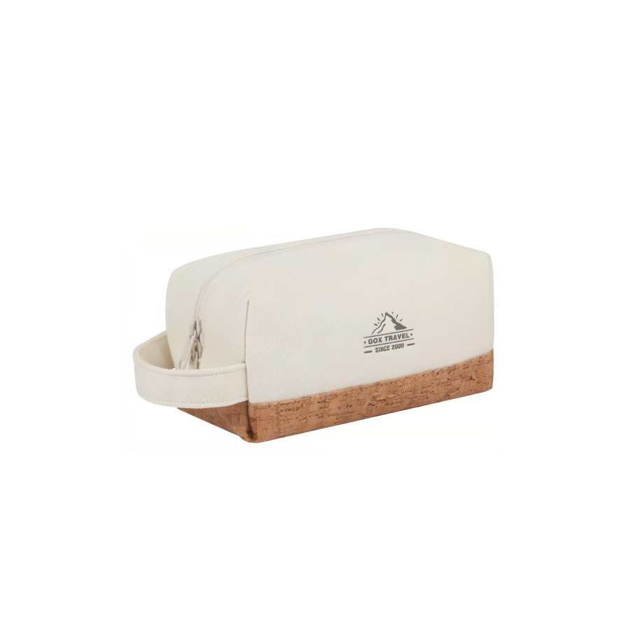GOX Canvas Sports Single Layer Toiletry Unisex Ecru/Khaki/Gray/Orange
