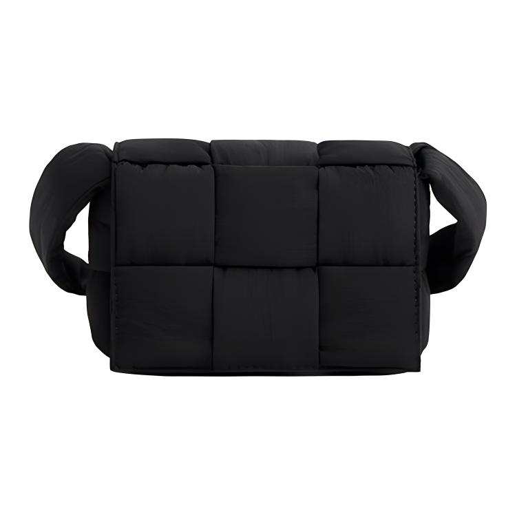 Bottega Veneta Cassette Mini Padded Intreccio Crossbody Bag