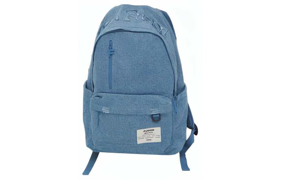 FILA FUSION Fabric Backpack Unisex Denim Blue