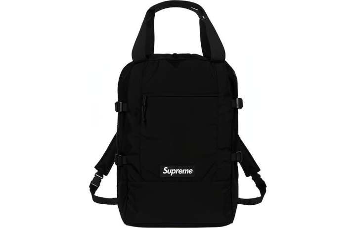 Supreme Supreme Canvas Backpack Unisex Black