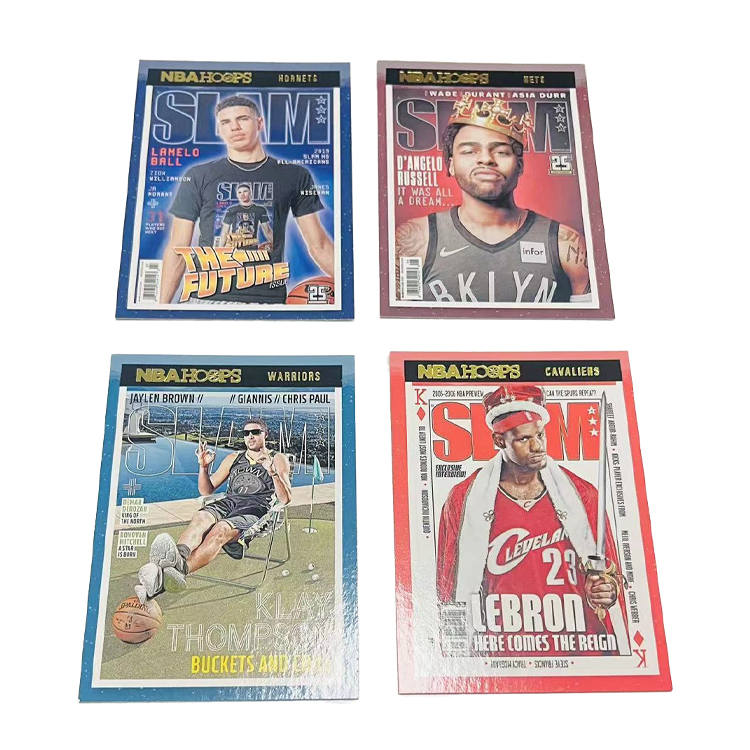 PANINI 21 22 LeBron, Ball, Thompson, Russell, Magazine, Teca, Player Cards, Card Product Access Sports Cards 4 Pcs