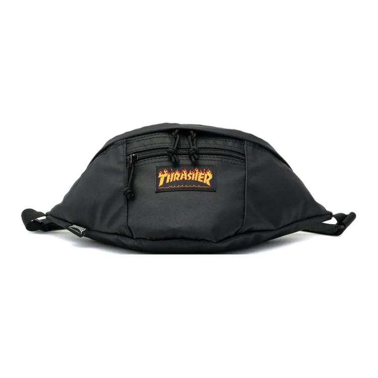 Thrasher Thrasher Polyester Crossbody Bag, Fanny Pack Regular Unisex Black