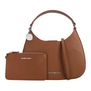 EMPORIO ARMANI Polyester Portable Crossbody Bag, Shoulder Bag Women's Light Yellow