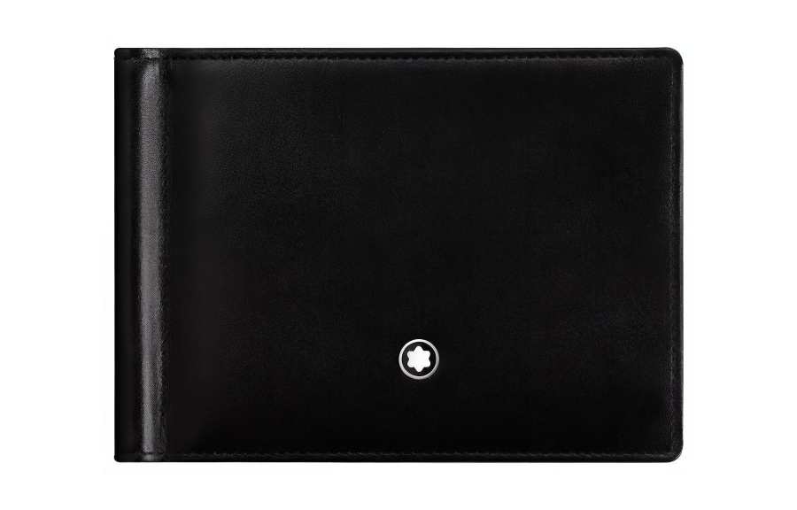 MONTBLANC Meisterstuck Bifold Closure Leather Wallet Men's Black