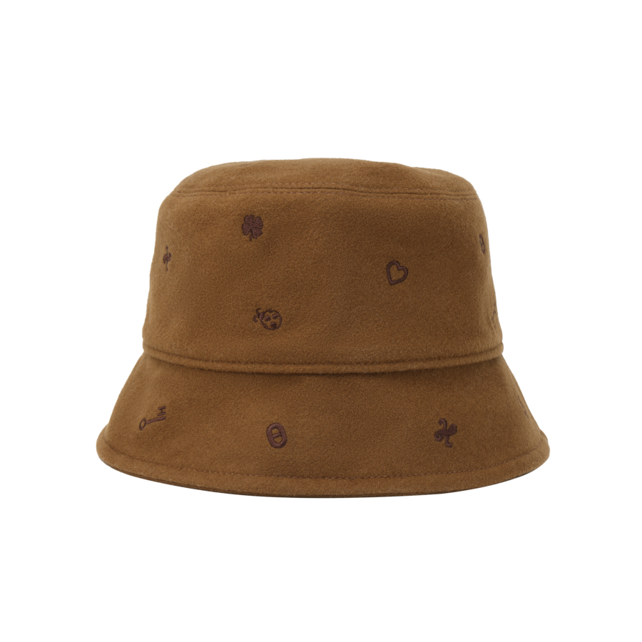 HERMES Cashmere Bucket Hats Women's