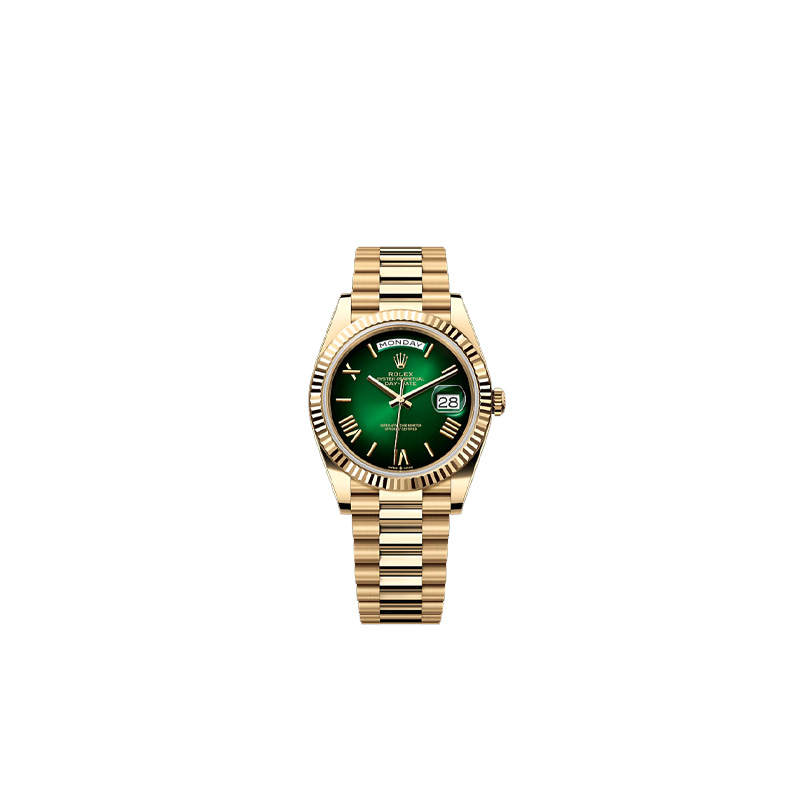 ROLEX Dog Collar, Sunday Calendar Automatic Mechanical Movement 100m Waterproof Men's Watches Watch 40mm