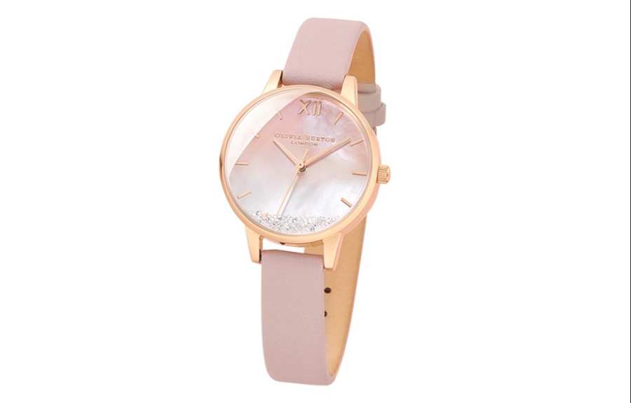 OLIVIA·BURTON Ocean Series Wrist Watches Quartz Movement Pink Watch Dial Women's Watch