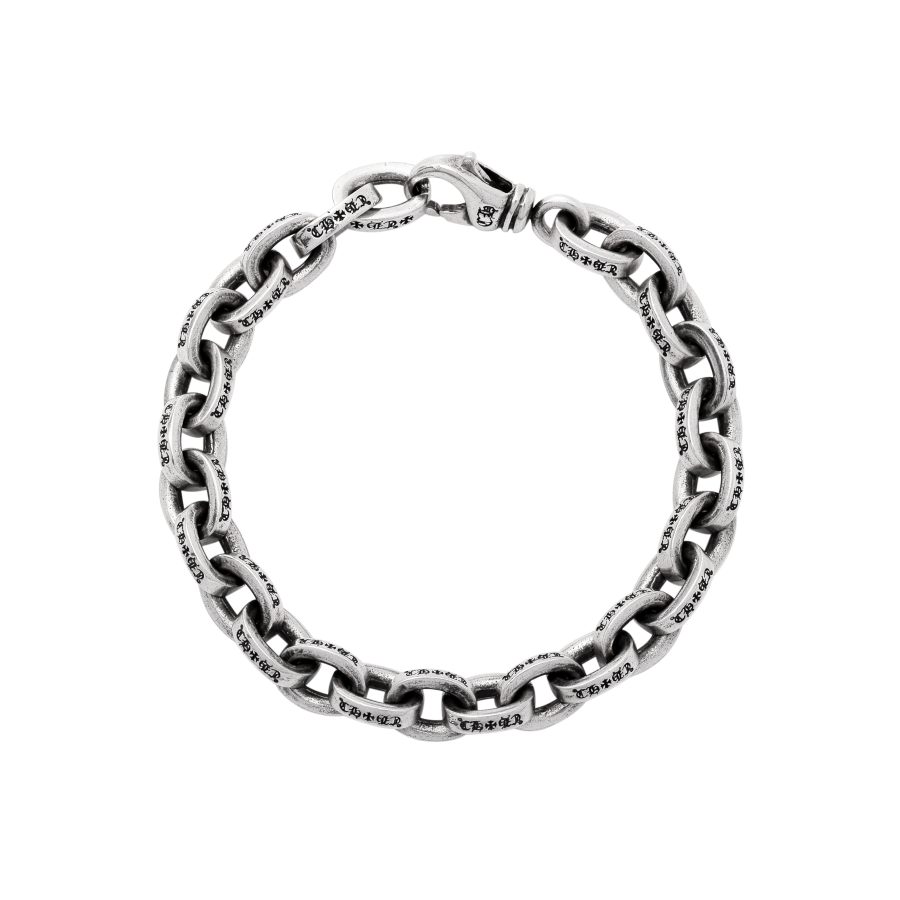 Chrome Hearts 925 Sterling Silver Bracelets Unisex Silver