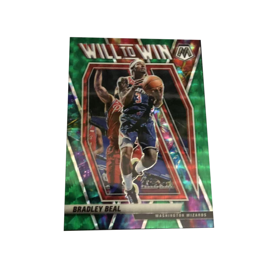 PANINI Bradley Beal 20 21 Magic, Gaming Green Mosaics, Player Card, Card Collection Pass Sports Cards 1 Pc