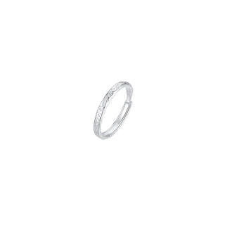 MGS S999 Silver Niche Design Premium Fashion Versatile Atmosphere Ring With A Touch Of Whimsy Unisex