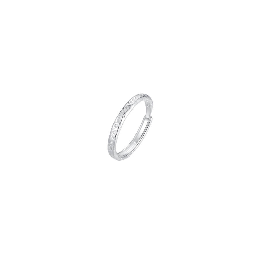MGS S999 Silver Niche Design Premium Fashion Versatile Atmosphere Ring With A Touch Of Whimsy Unisex
