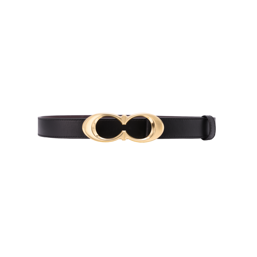 COACH COACH Calfskin Leather Belts Women's Width 2.5cm