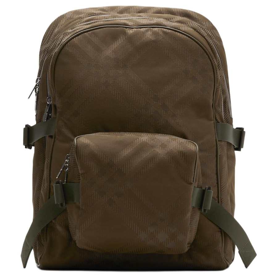 Burberry Burberry Polyamide Backpack Men's Dark Brown
