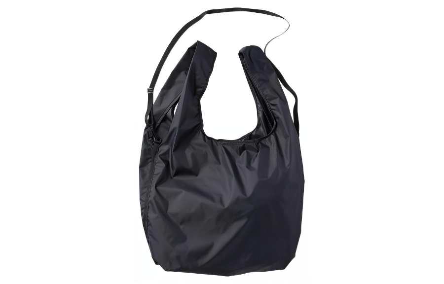 UNIQLO Polyamide Handbag, Shoulder Bag, Crossbody Bag Regular Unisex Black