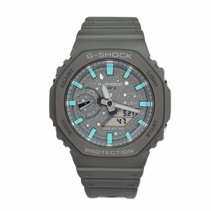 CASIO CASIO Men Liquid Crystal/Analog Dual Display Series Gray Watch