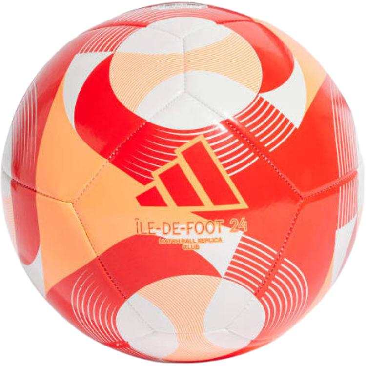 Adidas Adidas Size 5 Soccer Ball TPU Machine Stitched Soccer Ball Unisex White, Glow Orange, Sun Red