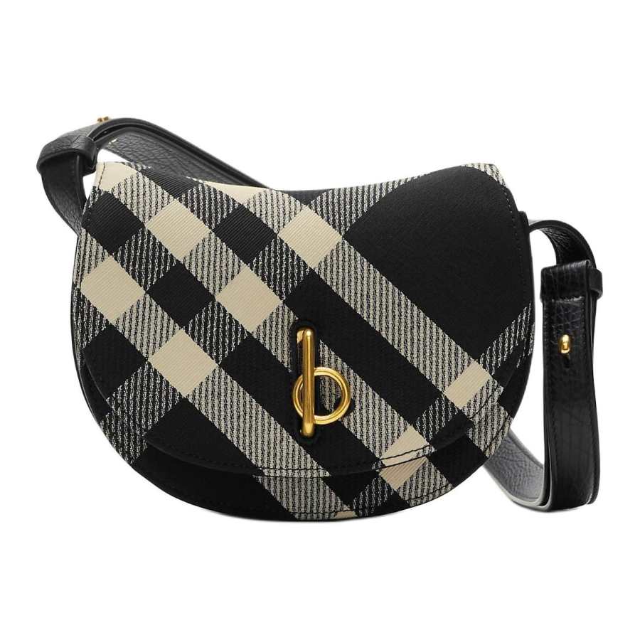 Burberry Polyester Handbag, Shoulder Bag Women's Black