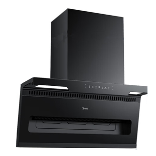 Midea Top And Side Dual Suction Range Hoods Home Use Powerful Drainage, Wave Control, Smart Dry Cleaning CXW 280 DC2