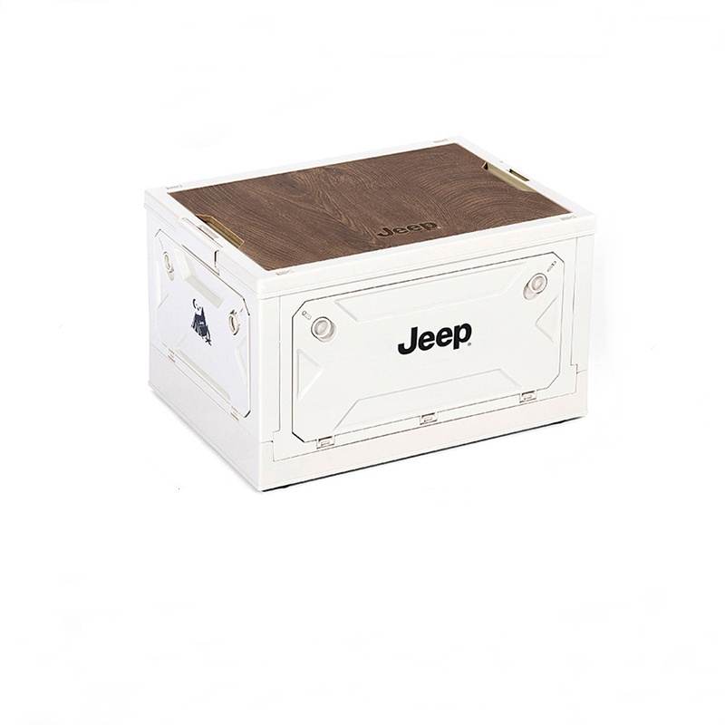 Jeep Camping Storage Box Outdoor Folding Table Car Mounted Trunk Camping Gear Storage Box Camping Picnic Box