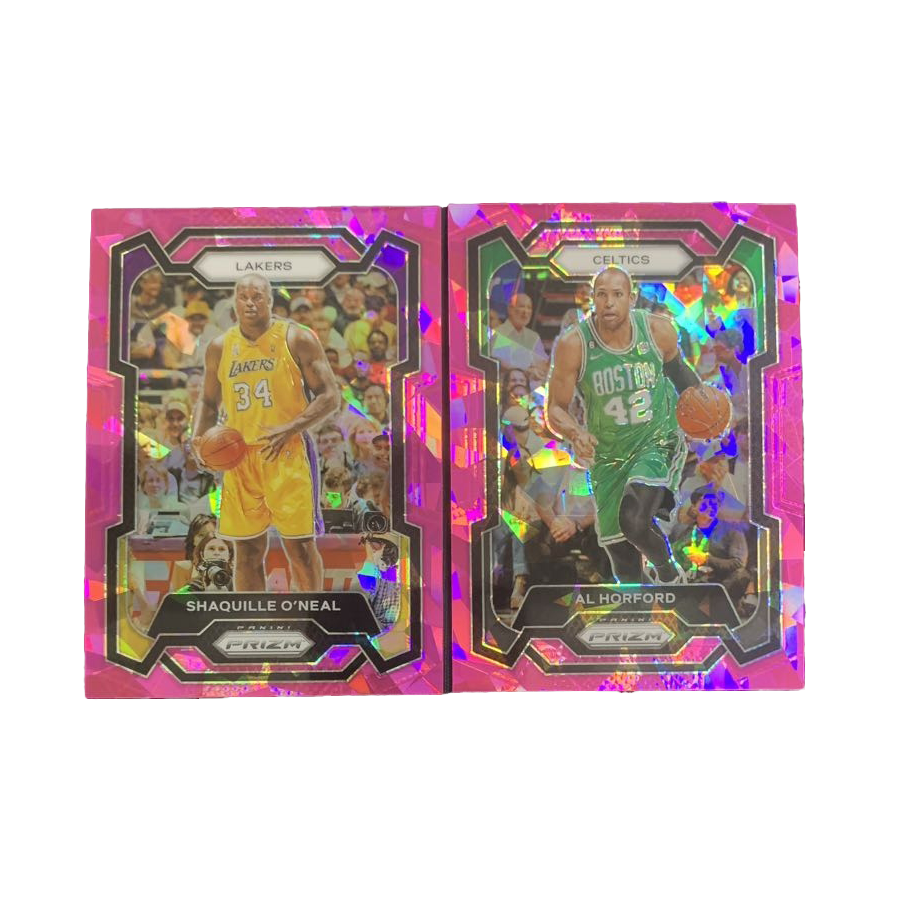 PANINI Shaquille+Horford 2023 24 O'Neal, Shredding Ice Fold, Lakers, Big Shark+AI, Celtics, Star Cards Sports Cards