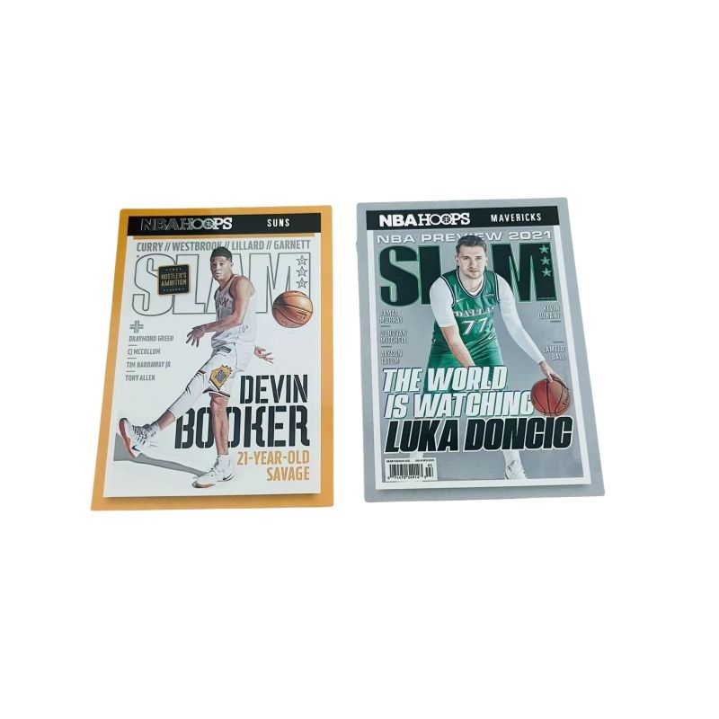PANINI Booker Dončić 21 22 Magazine Special Card, Player Card, Card Product Access Sports Cards 2 Pcs