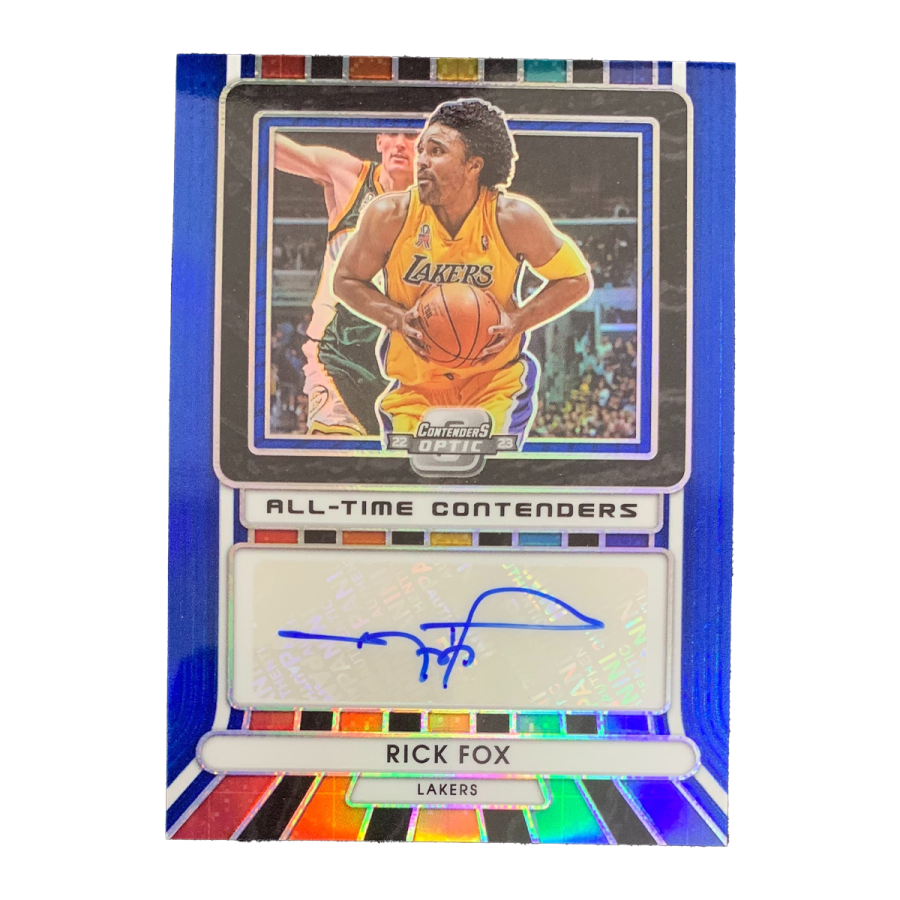 PANINI 2021 22 Rick Fox Signature 36/75 Player Card, Card Product Pass Sports Cards 1 Pc