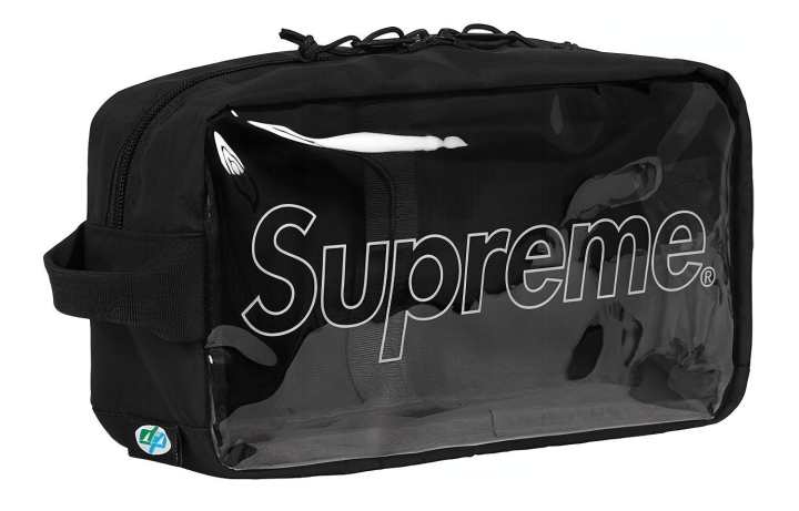 Supreme Supreme Nylon Storage Bag, Toiletry Bag Unisex Black