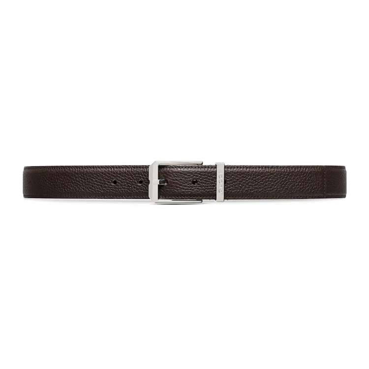 GUCCI GUCCI 2024 Pre Fall Collection Leather Belts Unisex Brown Width 3cm