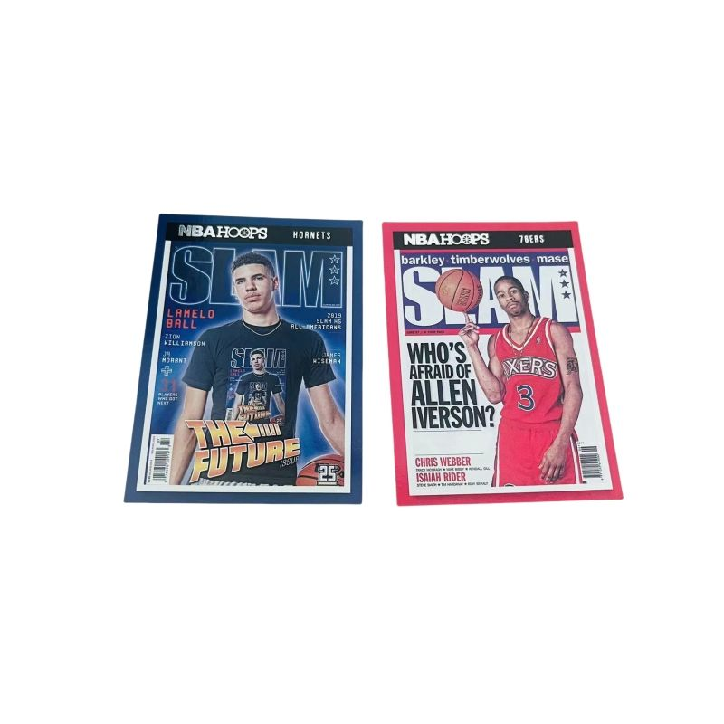 PANINI 21 22 Ball, Iverson, Magazine Special Card, Basketball Star Card, Card Product Access Sports Cards 2 Pcs