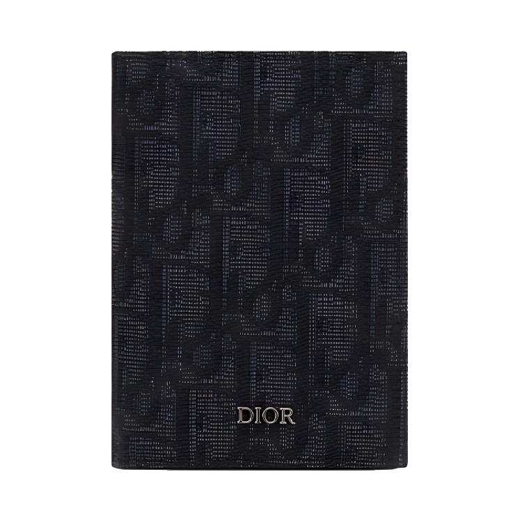 DIOR Cow Leather Card Holder Card Holder Men's Black