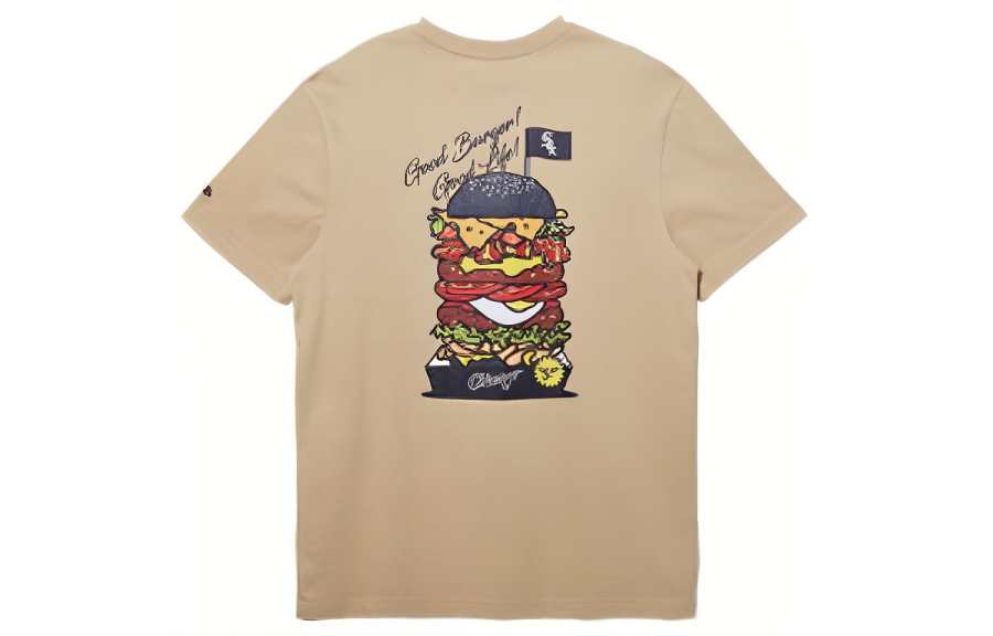 New Era T Shirts Unisex Oat Crew Neck Moderate