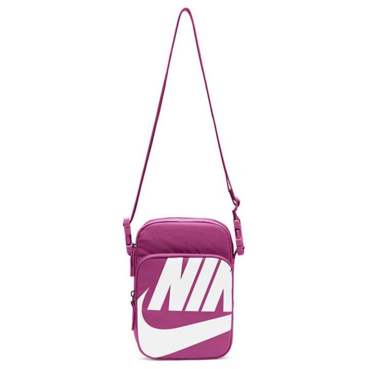 Nike Nike Heritage Polyester Shoulder Bag, Crossbody Bag Regular Unisex Cactus Red