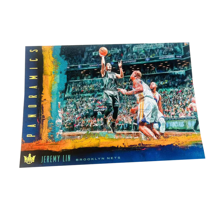 PANINI Lin 17 18 Nets Oil Painting Large Size Card Basketball Star Card Product Access Sports Cards 1 Pc