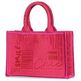 Apm Monaco Canvas Handbag Mini Women's Pink