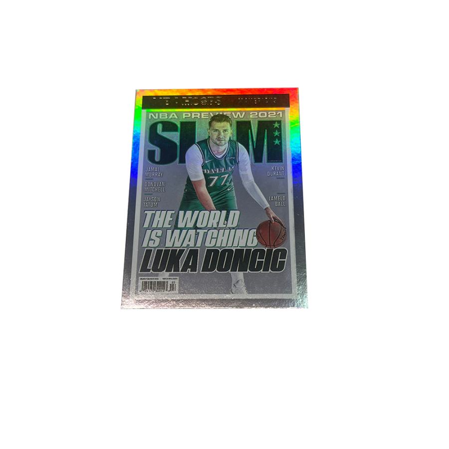 PANINI 21 22 Mavericks, Luka Doncic, Magazine Teca, Refringence, Star Card, Card Product Access Sports Cards 1 Pc