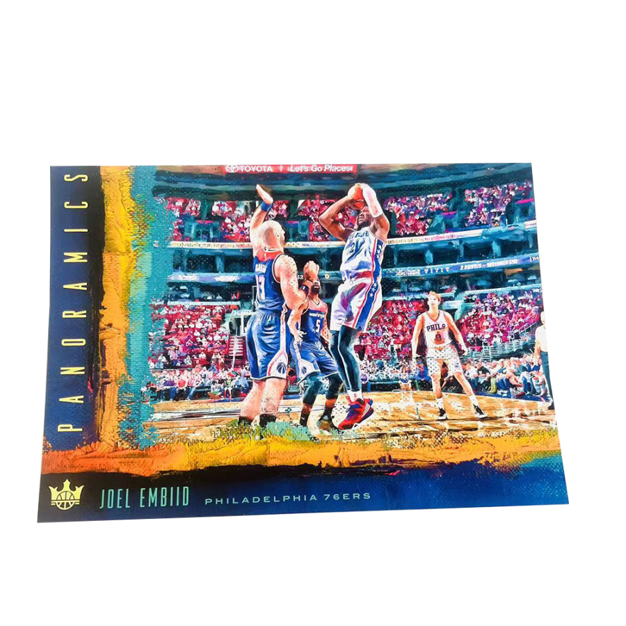 PANINI Joel Embiid 17 18 76 Persons, Oil Painting, Large Size Card, Player Card, Card Product Access Sports Cards 1 Pc