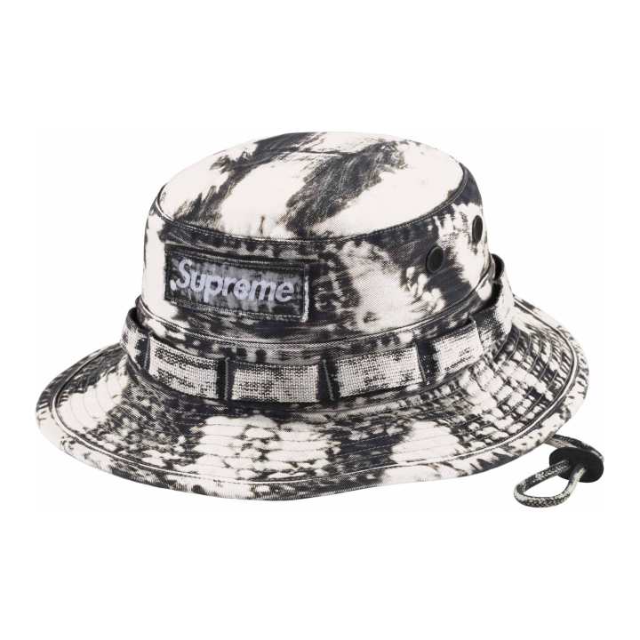 Supreme Supreme 100% Cotton Twill Bucket Hats Unisex Black