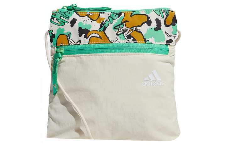 Adidas Adidas Polyamide Nylon Shoulder Bag, Crossbody Bag Regular Unisex Milk White