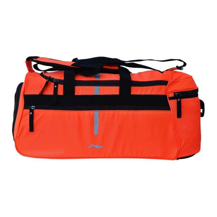 Li-Ning Li Ning Polyester Handbag, Shoulder Bag, Crossbody Bag Regular Unisex Neon Orange