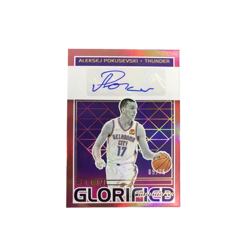 PANINI 2020 21 Panini RC Thunder, Pokusevski, Pokusevski, Sticker 75 Paralel Player Cards, Card Product Pass