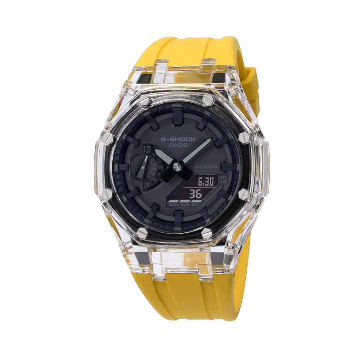 CASIO CASIO Unisex Liquid Crystal/Analog Dual Display Series Black Watch