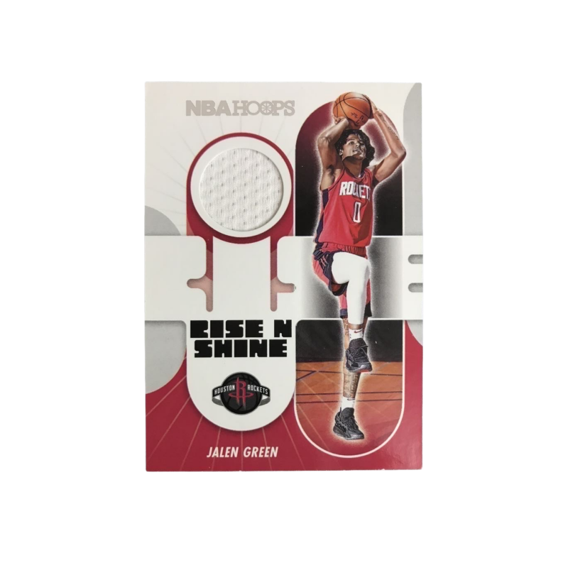 PANINI Jalen Grimm 2021 22 Hoops RC Rookie Materials Small Window Jersey Cut Rocket Star Card Pass Sports Cards 1 Pc