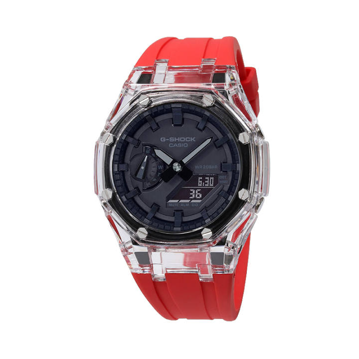 CASIO CASIO Unisex Liquid Crystal/Analog Dual Display Series Black Watch
