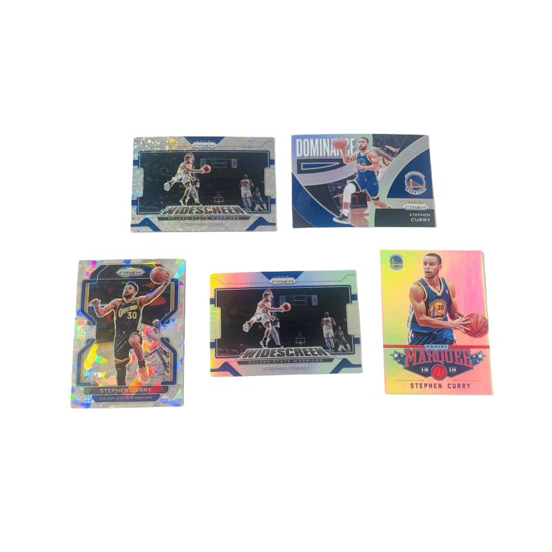 PANINI Stephen Curry Warriors, Refringence 5 Piece Combination, Player Card, Card Product Access Sports Cards 5 Pcs