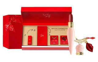 Christian Louboutin CL Queen's Baton Lipsticks Cream Moisturizing Easy to Blend Complexion 006G+Pink Shell+Short Chain+Burgundy Red Lip